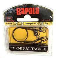 Набір повідців 4 шт. x 23 см Rapala Steel Leader RSSL07-50-09