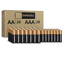 Лужні батарейки Duracell AA + ААА MN1500 28 +28 шт