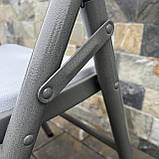 Крісло розкладне садове HT001 Садове крісло пластикове розкладне, фото 4