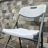 Крісло розкладне садове HT001 Садове крісло пластикове розкладне, фото 7