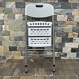 Крісло розкладне садове HT001 Садове крісло пластикове розкладне, фото 8