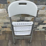 Крісло розкладне садове HT001 Садове крісло пластикове розкладне, фото 6