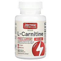 L-карнитин Jarrow Formulas "L-Carnitine" 500 мг (50 капсул)