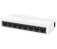 Неуправляемый коммутатор 8 портов 10/100/1000Мб Hikvision DS-3E0508D-E