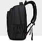 Рюкзак чоловічий повсякденний / Міський рюкзак на 3 відділення/ Місткий рюкзак Чорний, фото 5