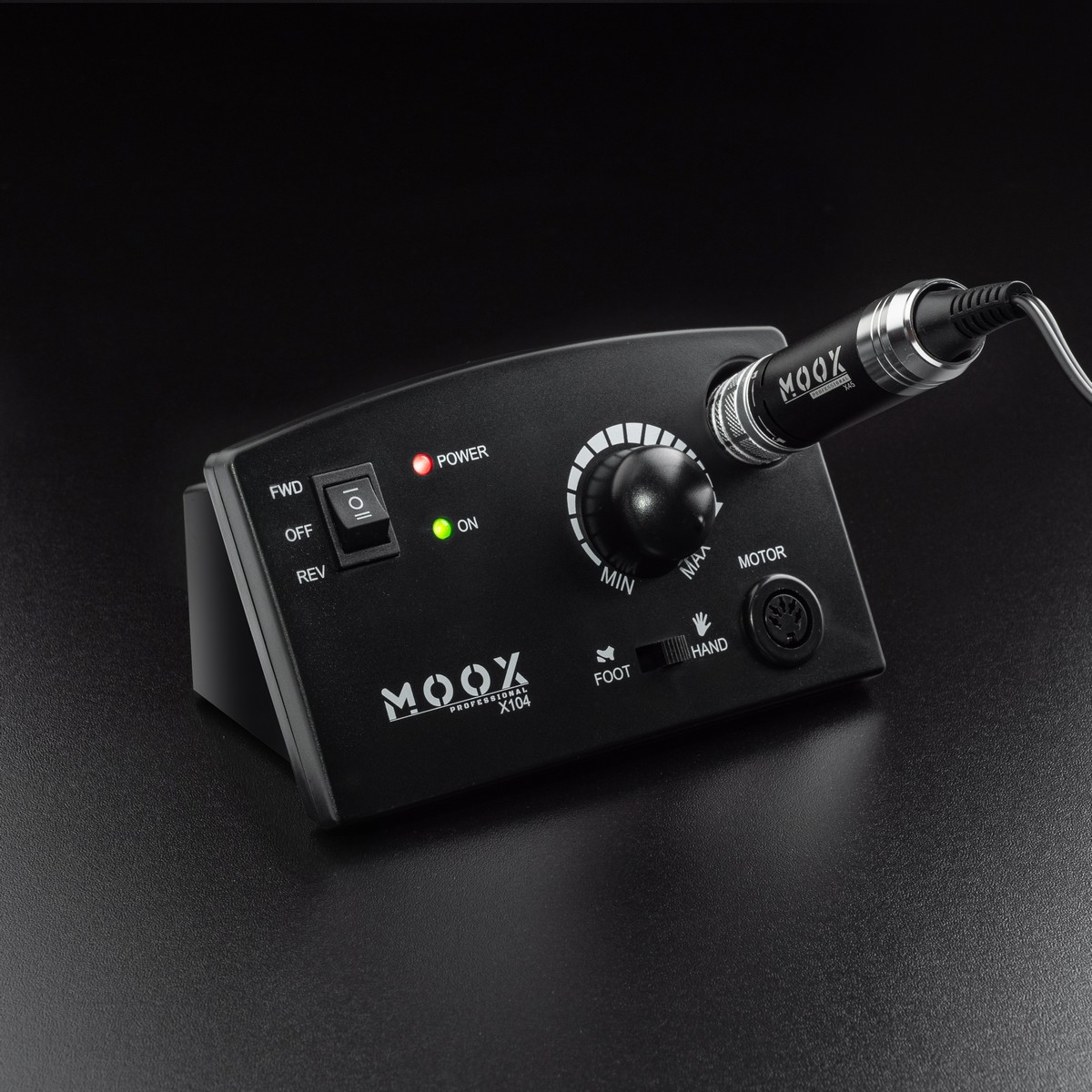 Фрезер для манікюру і педикюру MOOX X104 45 000 об / хв 65W Чорний, фото 1