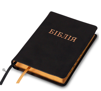 Біблія шкіряна переклад Огієнко шкірзам Біблія великого формату 17*24 см з пошуковими індексами