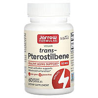 Транс-птеростильбен Jarrow Formulas "Trans-Pterostilbene" 50 мг (60 капсул)