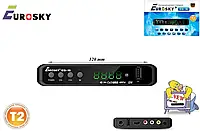 Приставка Ресивер цифровий ефірний DVB-T2 тюнер ES-16 (DVB-C/T2, АС3, Youtube, IPTV player, Megogo)