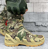 Тактические Ботинки Vaneda V-Clutch Мультикам Койот, Военные Ботинки Нубоковая Кожа, Берцы ВСУ Multicam