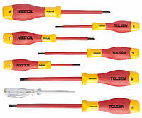 Комплект изолированных отверток Tolsen Tools Premium VDELINE 8 шт.