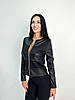 Жіноча легка шкіряна куртка "Nika" оптом | Батал | Розпродаж моделі, фото 8
