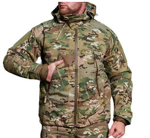 Куртка тактична Tactical Series Мультикам з підкладкою Omni-Heat, чоловіча зимова камуфляжна куртка