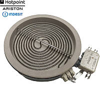 Конфорка (ТЕН-спіраль, 1200W) для варильних поверхонь Ariston, Hotpoint, Indesit, Whirlpool C00139035