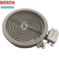 Конфорка (ТЭН-спираль, 1200W) для варочных поверхностей Bosch, Siemens 00366728