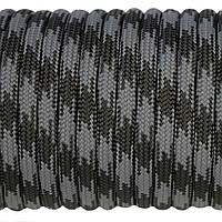 PARACORD TYPE III 550, CAMO BLACK&GREY #057