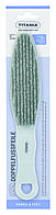 Терка двухсторонняя с пемзой и наждачкой для ног TITANIA art.3032 Серый
