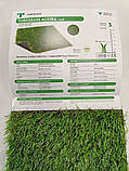 Штучна трава Turfgrass Alvira 25 мм - ширина 1 і 2 і 3 і 4 метри /безкоштовна доставка/ - єВідновлення, фото 8