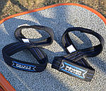 Лямки для тяги (вісмірка) Power System PS-3405 Figure 8 Black/Blue L/XL, фото 8
