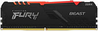 Модуль памяти DDR4 8GB/3200 Kingston Fury Beast RGB (KF432C16BB12A/16) (код 1491765)