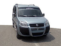 Губа на передній бампер (під фарбування) для Fiat Doblo II 2005-2010 рр