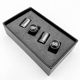 Захисні ковпачки на ніпеля Sport AUDI (АУДІ) 4 шт Чорні