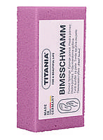 Пемза для ніг кольорова TITANIA art.3000 Рожева