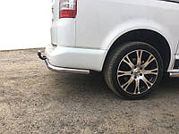 Задние уголки AK003 (2 шт, нерж) для Volkswagen T5 Transporter 2003-2010 гг