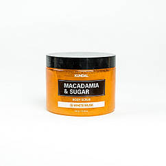 Скраб для тіла Macadamia & Sugar Body Scrub White Musk Kundal 550g