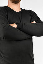 Термобілизна чоловіча Коммплект термобілизни кофта + підштанники 5XL-7XL Чорний колір, фото 3