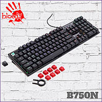 Клавиатура механическая A4Tech B750N Bloody (Destiny) LK-Green switches