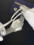 Механічний з автопідзаводом водонепроникний (10ATM) годинник Pagani Design PD-1617 Silver-Blue, фото 7