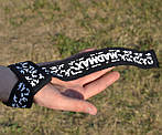 Лямки для тяги MadMax Camo Power Wrist Straps Camo/White, фото 6