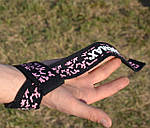 Лямки для тяги MadMax Camo Power Wrist Straps Camo/Pink, фото 6