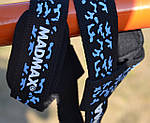 Лямки для тяги MadMax Camo Power Wrist Straps Camo/Light Blue, фото 10