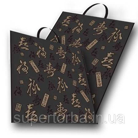 Поліетиленовий пакет із петлевою ручкою розмір 44х45 щільність 60 мкр "Китай" ДПА 50 шт/уп., фото 1