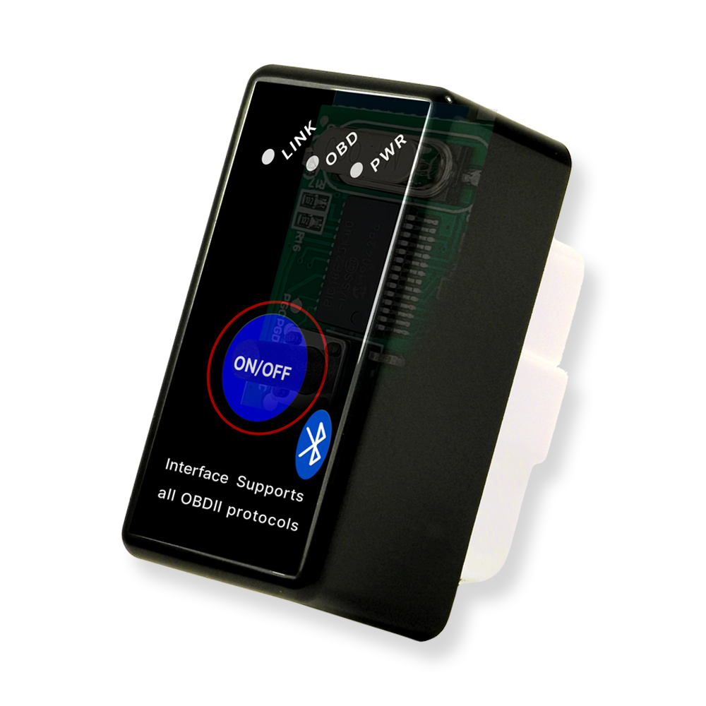 Діагностичний автосканер ELM327 v1.5 Bluetooth PIC18F25K80 2 плати OBD-2 Повна версія з кнопкою ON/OFF