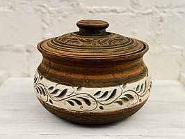 Супник 3л ангоб з червоної глини