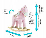 Кінь — гойдалка Milly Mally Pony Bruno Рожевий, фото 7