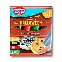 Dr. Oetker The Spooks of Halloween Decorating Icing 4s 76g