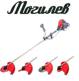 Бензиновий тример 3 ножа 1 котушка Могилев (КМ-5500)