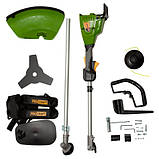 Акумуляторна коса Procraft PTA20/4/2 (без АКБ та ЗУ) (З насадками), фото 3