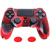Чохол геймпада PlayStation 4 PS4 силіконовий червоний 2310-05112