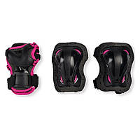 Захист набір Rollerblade Skate Gear Jr black-pink (XXXS)