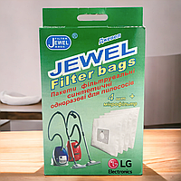 Комплект одноразовых четырехслойных мешков для пылесоса LG Jewel FS-07 (комплект 4 шт)