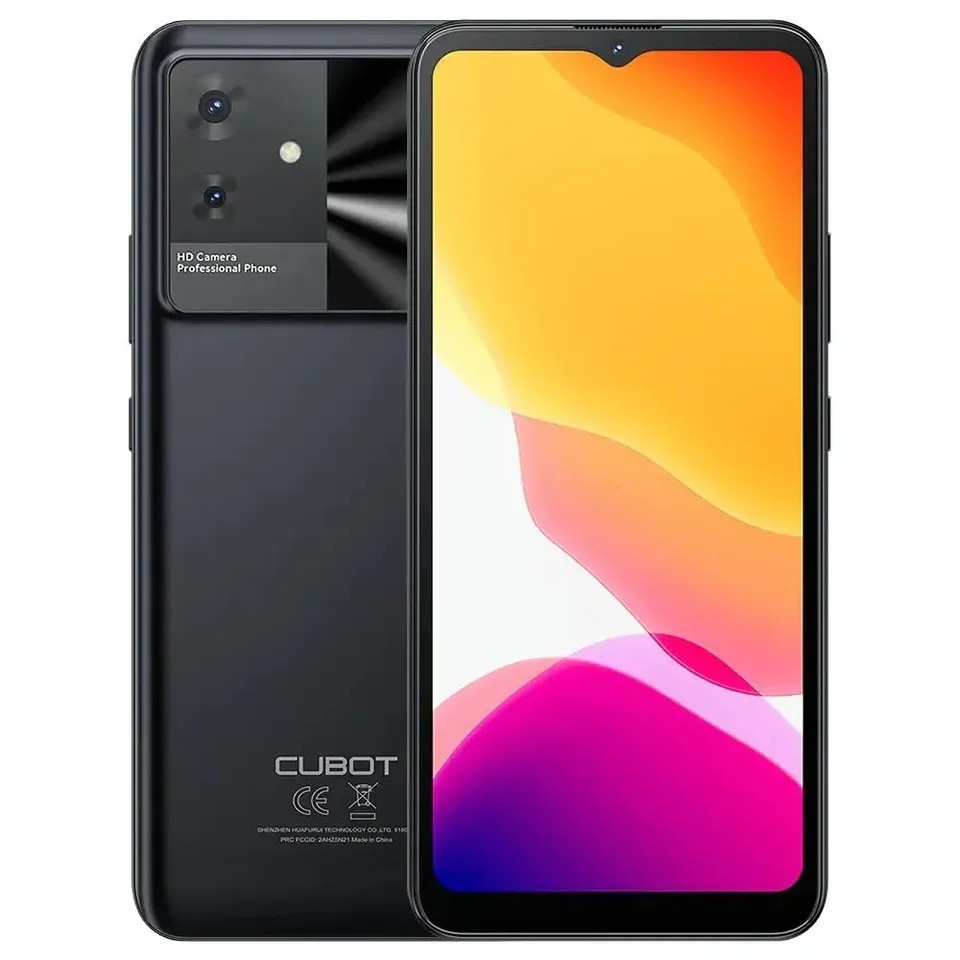 Смартфон CUBOT NOTE 21 Black 6/128GB 4G 5200mAh камера 50МП + чехол + стекло