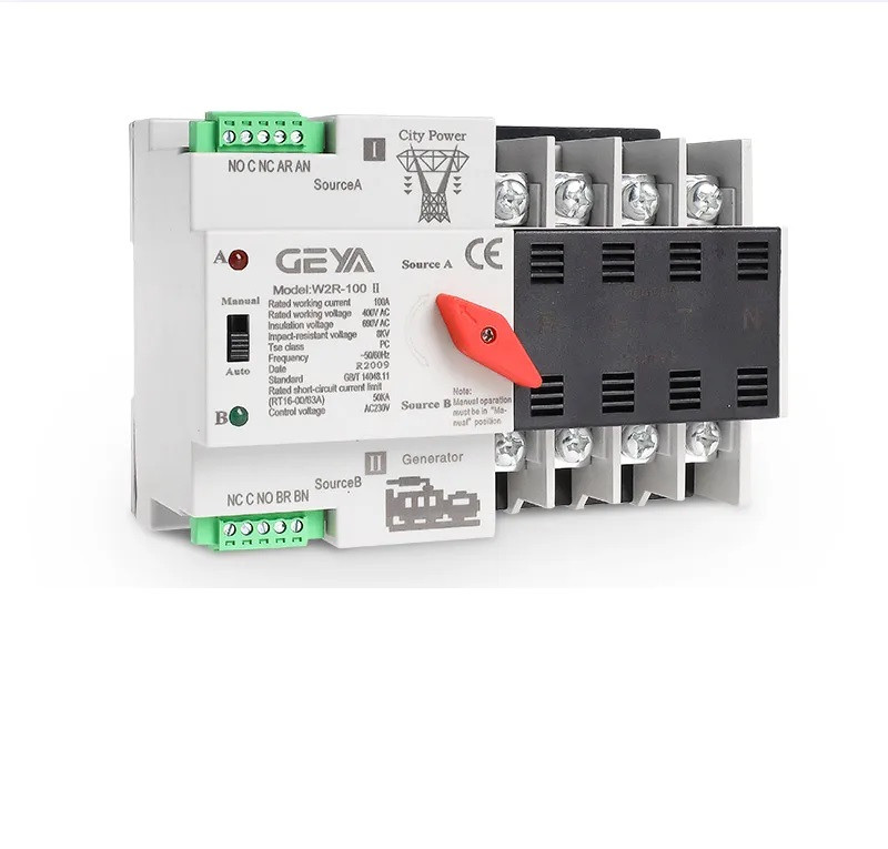 GEYA автоматический переключатель ввод резерва авр geya w2r-100 4p 63а ...