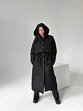 Пальто жіноче з плащової тканини