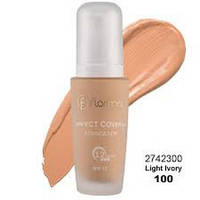 Тональна основа для обличчя Flormar Perfect Coverage Foundation SPF 15, 100 Light Ivory, 30 мл