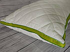 Подушка антиалергенна силіконова Aloe Vera 50 на 70 см Bio Cotton біла, фото 5